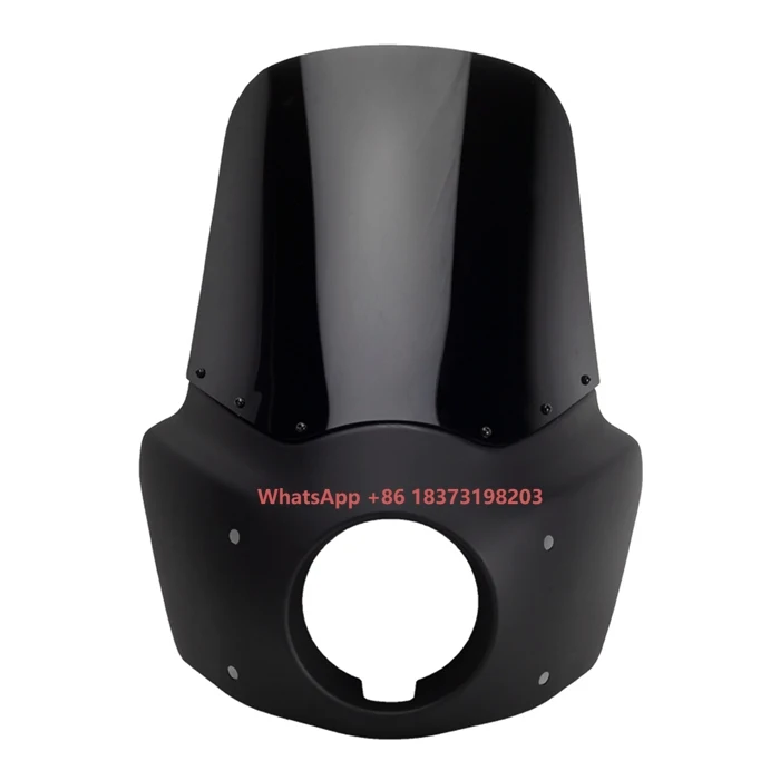 

Motorcycle Headlight Fairing Screen Cover Cowl Fork Mount for Softail Street Bob Low Rider Standard 2018-2022