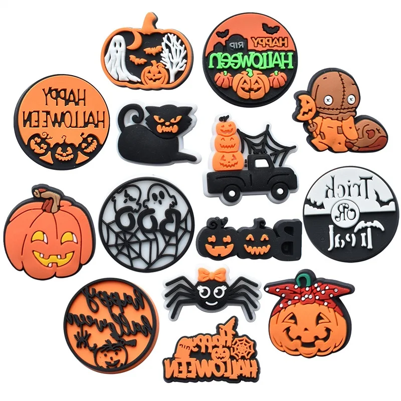 

Happy Halloween Cute Pumpkin Pin Cartoon Cat Ghost Enamel Pin Brooch Lapel pin Jackets bag badge jewelry gift for kids