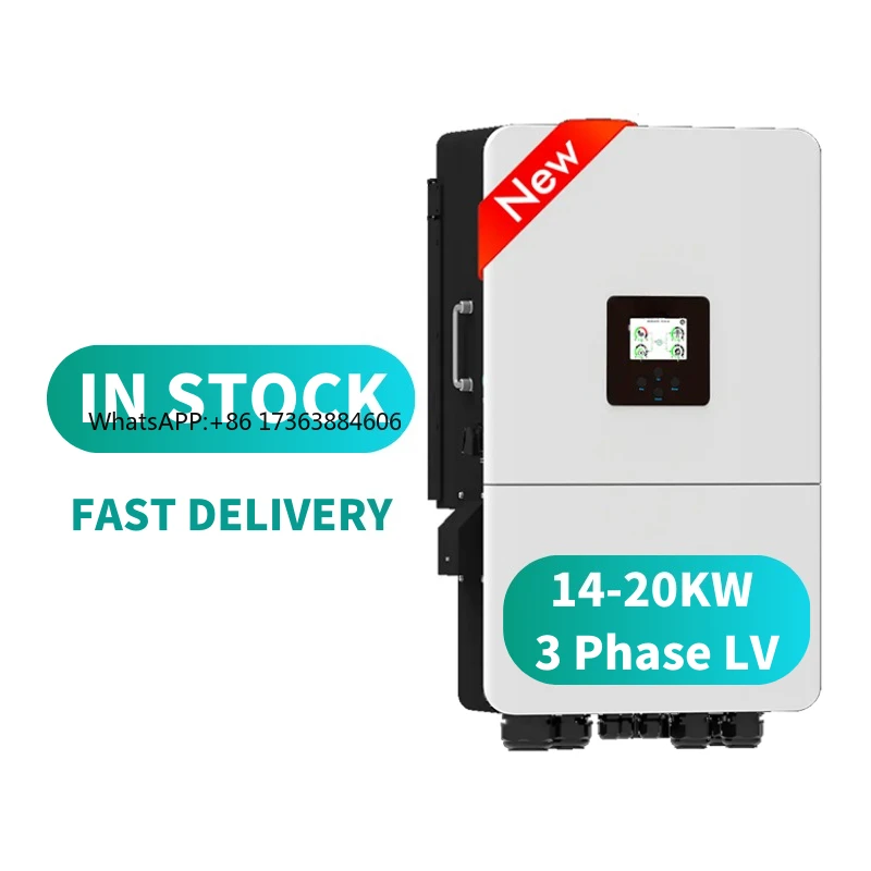 2026 Stock SUN-20K-SG05LP3-EU-SM2 Deye Hybrid Inverter 380V Three Phase LV Deye Hybrid Inverter in Stock 20KW for Home Use