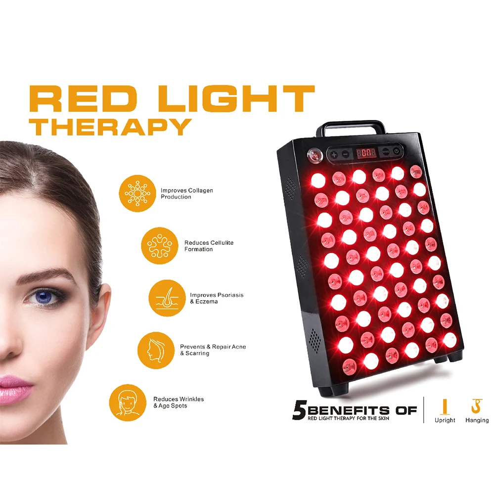 

660nm 850nm Near-Infrared LCD Timing System Red Light Therapy for Home Using