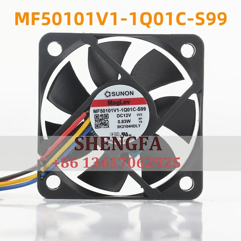 cooling fan New Sunon DC12V 0.83W 5010 5CM 4-wire high air volume quiet inverter MF50101V1-1Q01C-S99