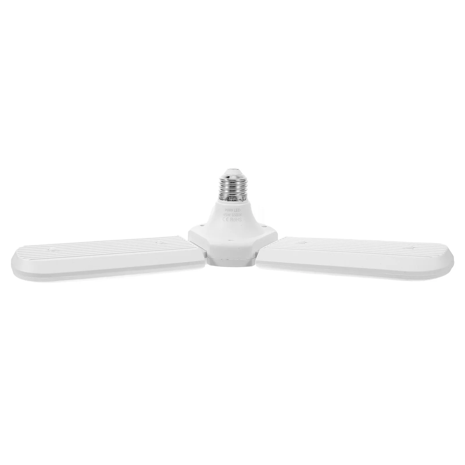 

Складная светодиодная лампа E27 для гаража с тремя регулируемыми панелями: яркое освещение для мастерских и потолочного освещения