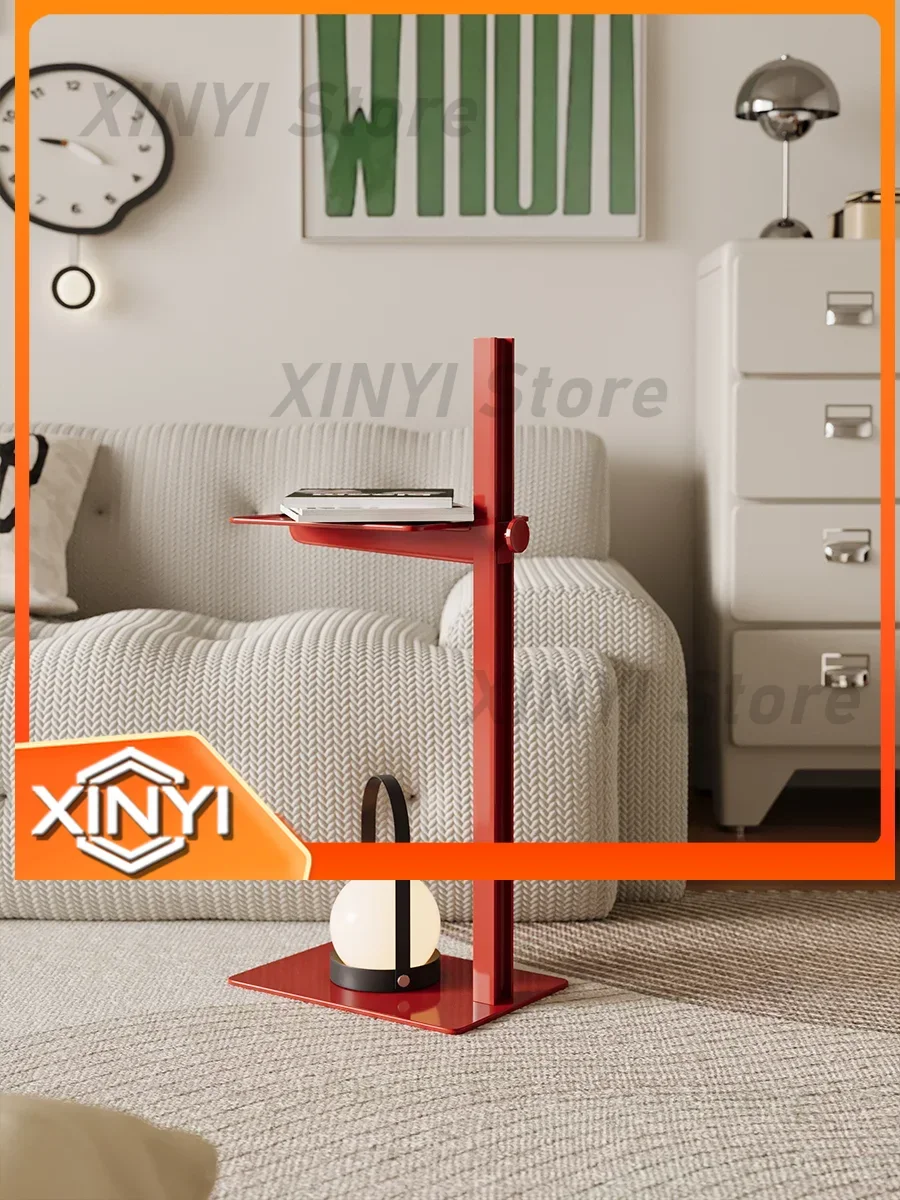 Adjustable Nordic Side Table for Sofa Bed Small Living Room Minimalist Bedroom Nightstand for Small Spaces