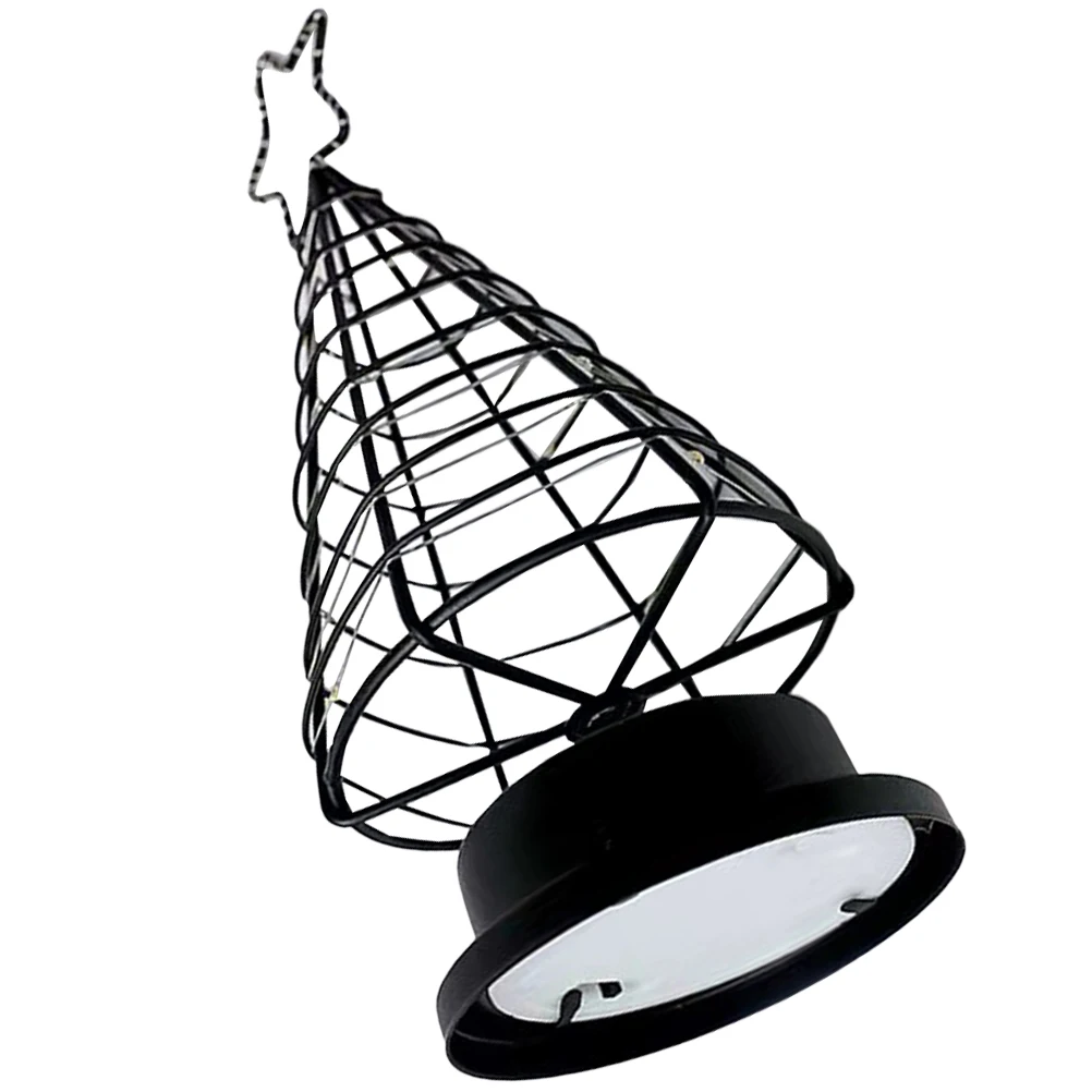 

Five-pointed Star Decorative Light USB Iron Christmas Tree Warm White LED Lamp Bedside Table Festive Holiday Pentagram Ornament