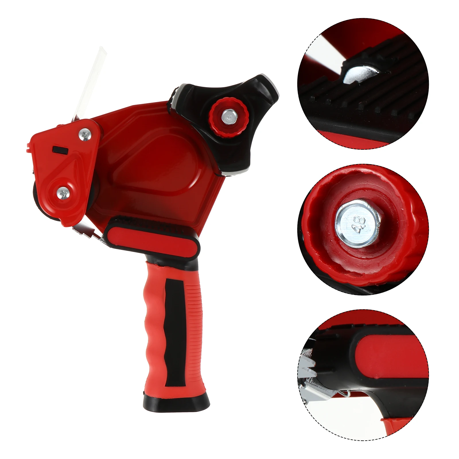 Metal Box Sealer Adhesive Tape Machine Cutter Package Dispenser Automatic Roller Packing Handheld Device Tapehouder