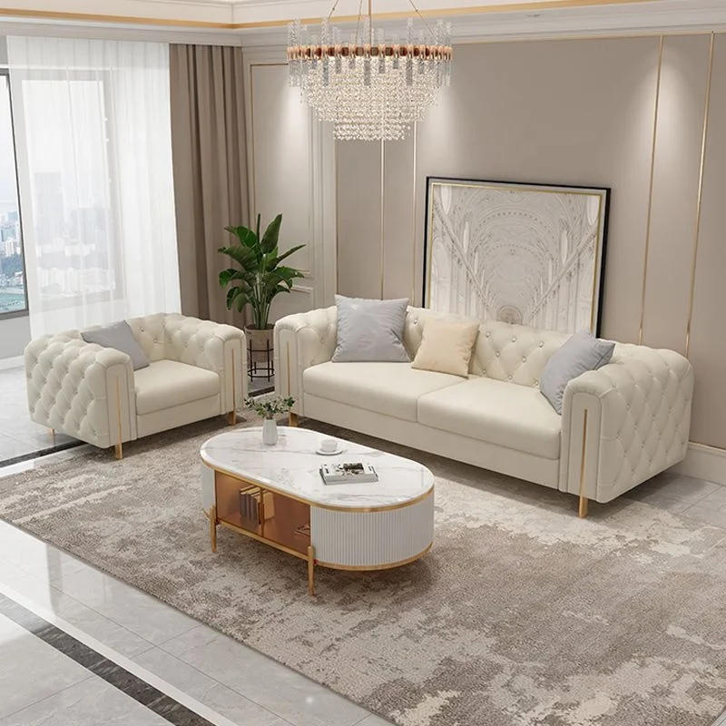 

Sofa set 3-piece living room sofa armchair, double sofa