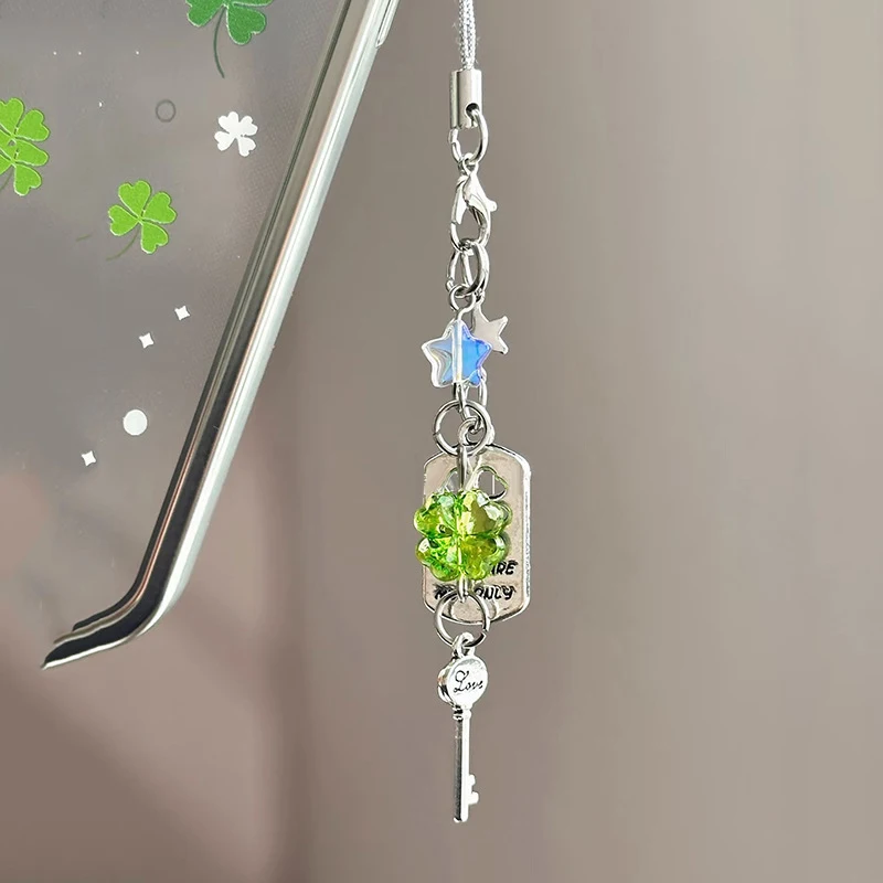 Kawaii Colored Bead Goldfish Phone Pendant image