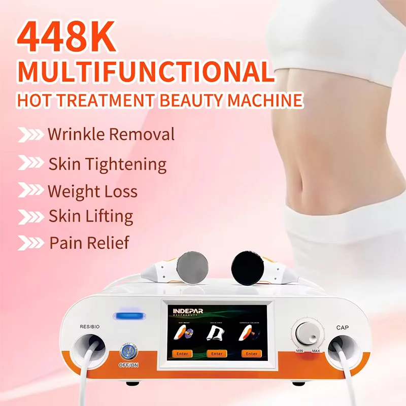 

448KHZ Portable Smart Tecar Body Rehabilitation Diathermy Physical Therapy Capactive and Resistive Energy Transfer Machine