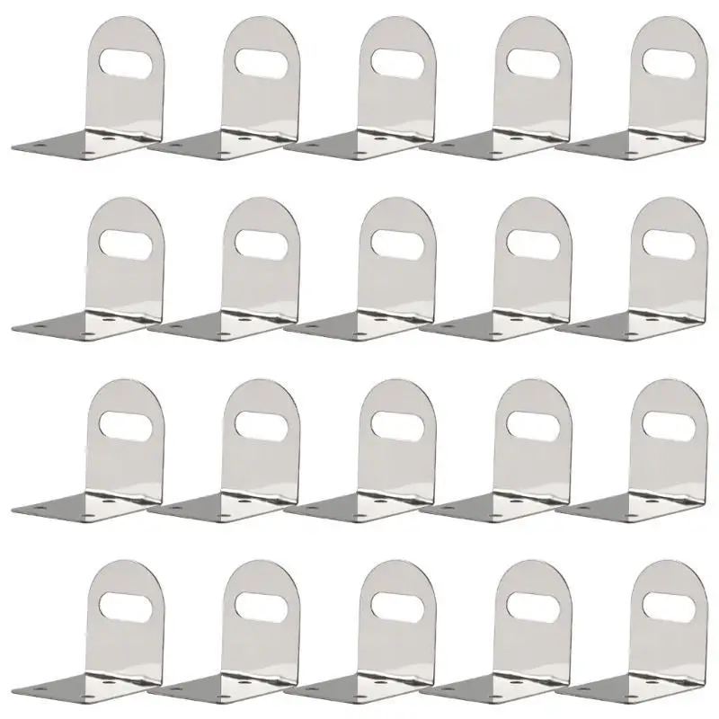 

652F 20Pcs Faucet Bracket Hanging Plate Bathroom Water Tap Bracket Easy to Install