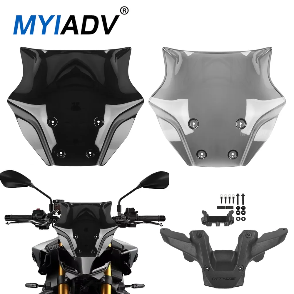 

Motorcycle Windshield Windscreens For YAMAHA MT09 MT-09 SP 2024 Front Wind Deflector Fairing Protector Cover Bracket Accessories
