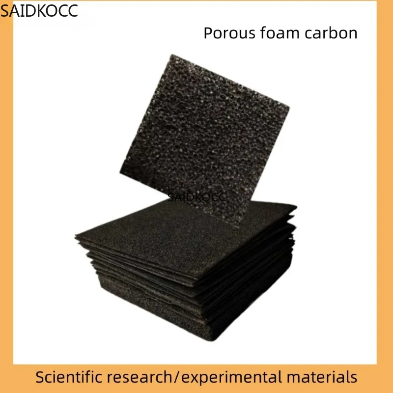 Porous foam carbon scientific research experiment Carbon catalyst carrier/mesh glass carbon battery electrode electrolysis