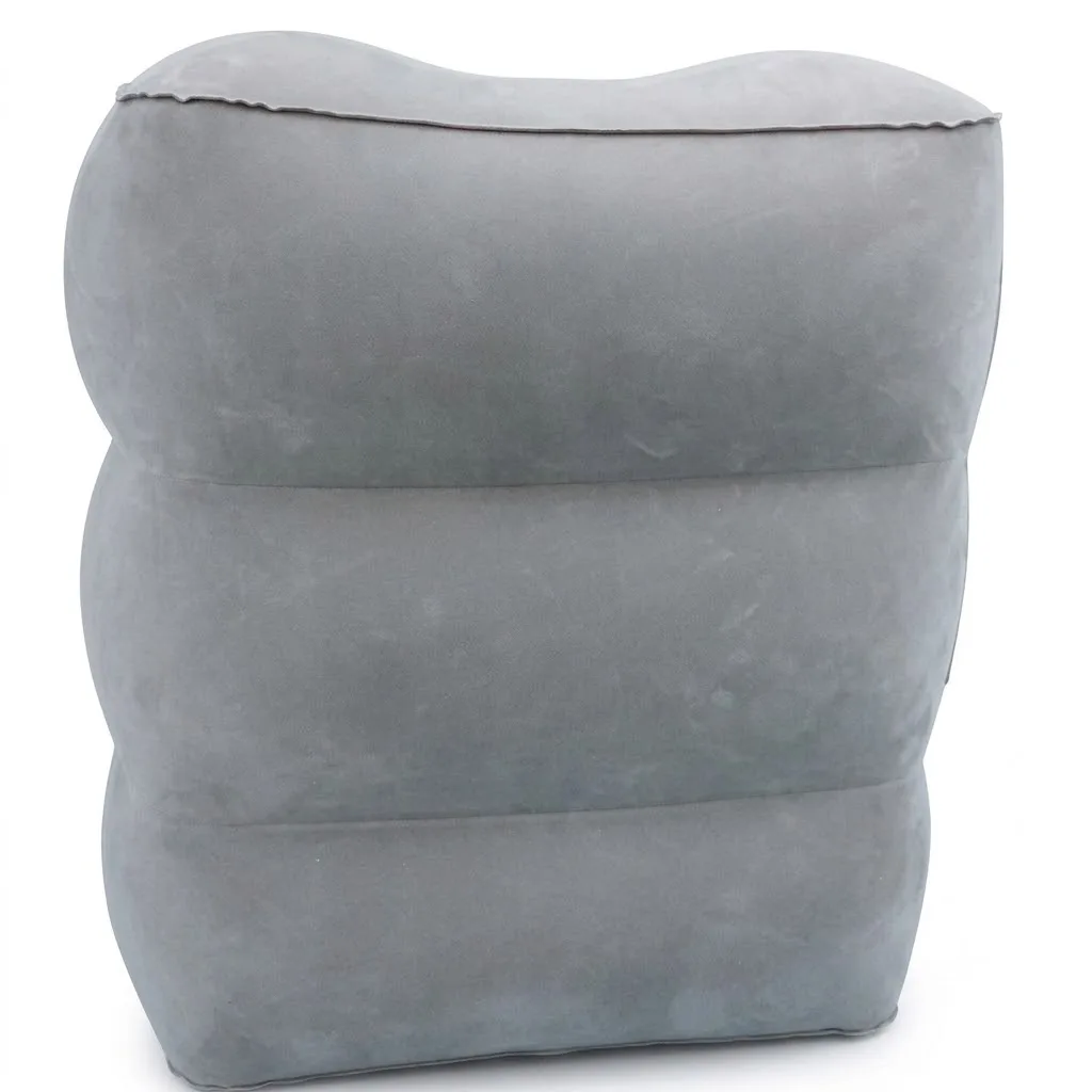 One 3-layer inflatable foot mat, travel footrest, car footrest cushion, for relaxing legs