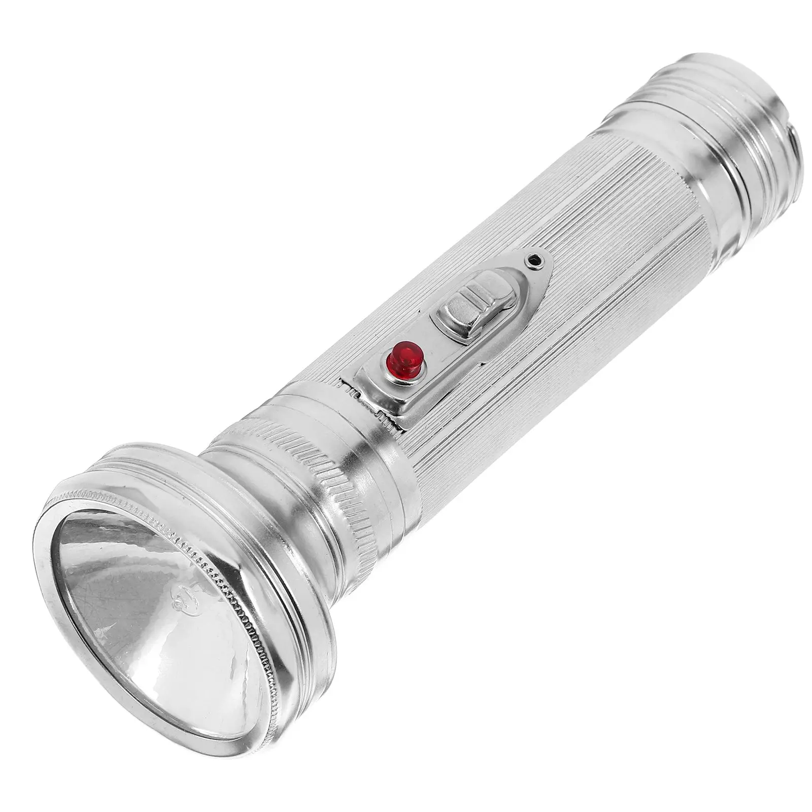 Lampe de poche Vintage en aluminium des années 70, artisanale pour maison rurale, torche Heritage, projecteur de nuit rétro, à l'ancienne, solide et Durable