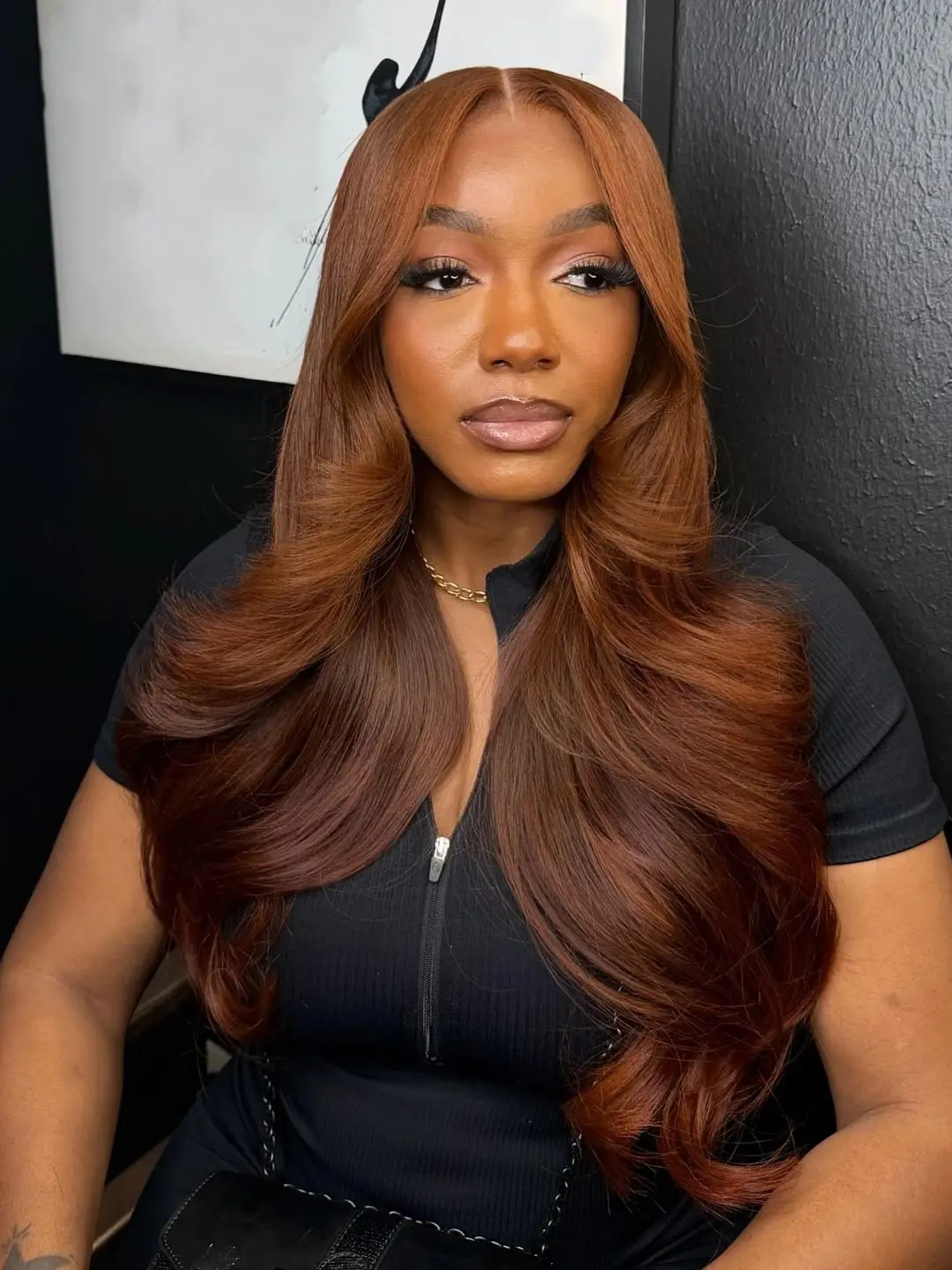 Chocolate Brown 13x4 Body Wave Lace Front Wig HD 4x4 Lace Closure Pre-Plucked Brazilian Human Hair Wigs for Women