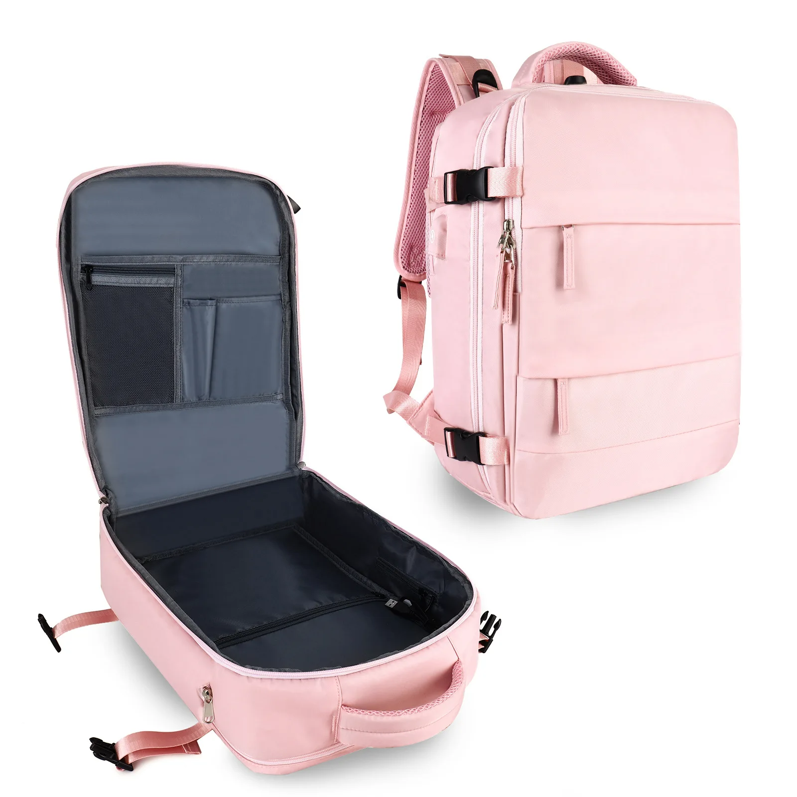 Travel Backpack Cabin Plane 40x20x30 Large Capacity Waterproof Wet And Dry Partition Suitcase Laptop Backpack For Women With USB