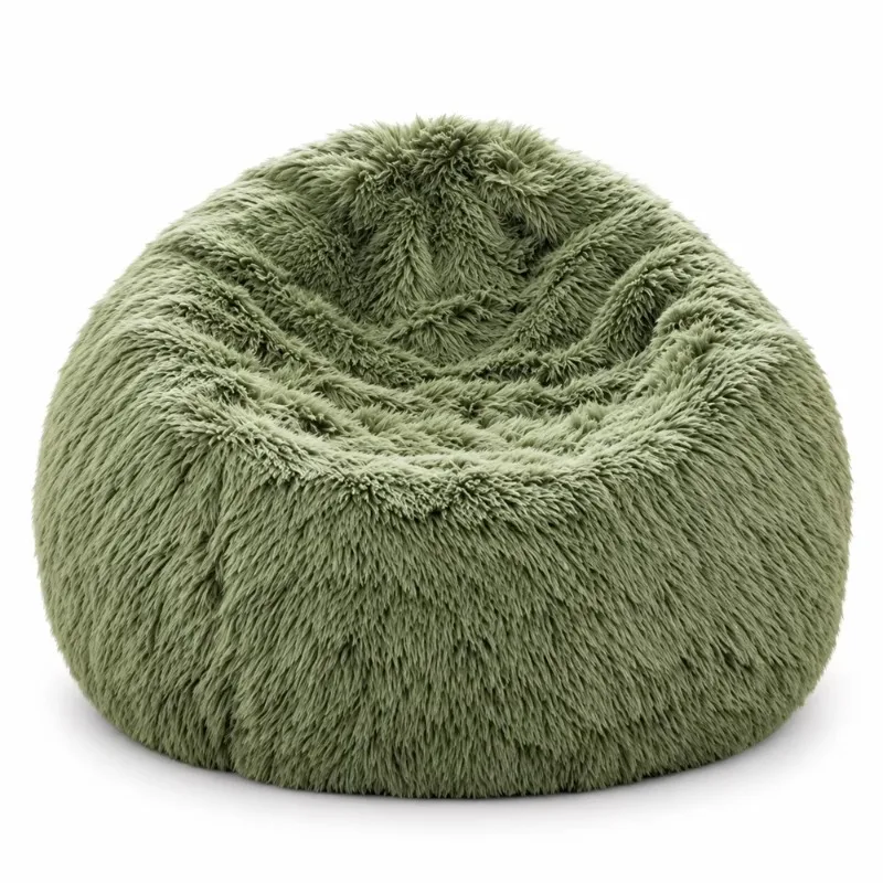 Plush Bean Bag Cover Only Unfilled DIY Stuffing Shell for Bean Bag Beads or Plush Clothing Cozy Lounge Seat Cover Home Decor