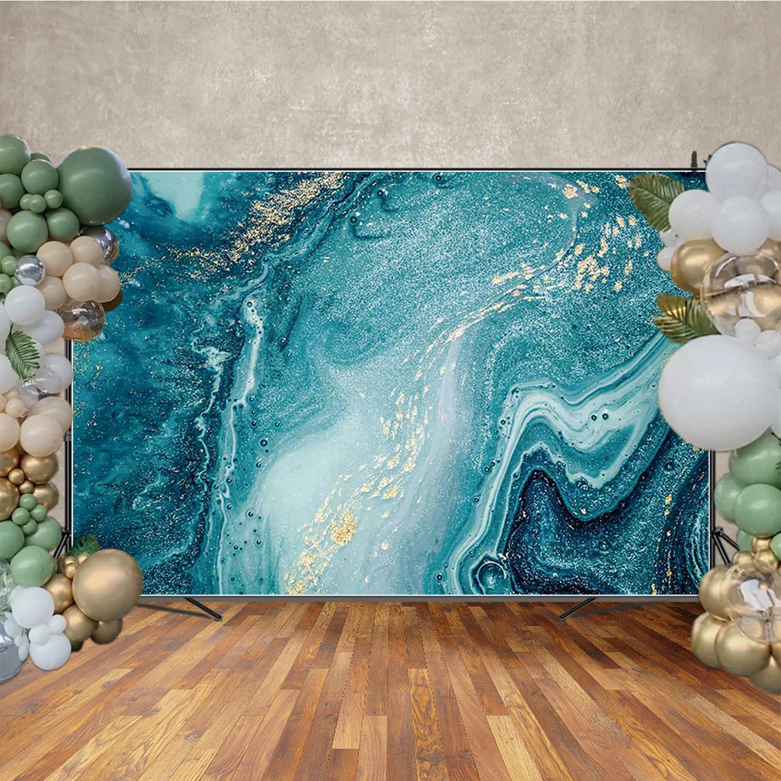 MOON.QG – arrière-plan personnalisé dégradés de rêve, blocs de couleurs abstraits, fond en marbre pour photographies murales, zone Photo, fête de mariage