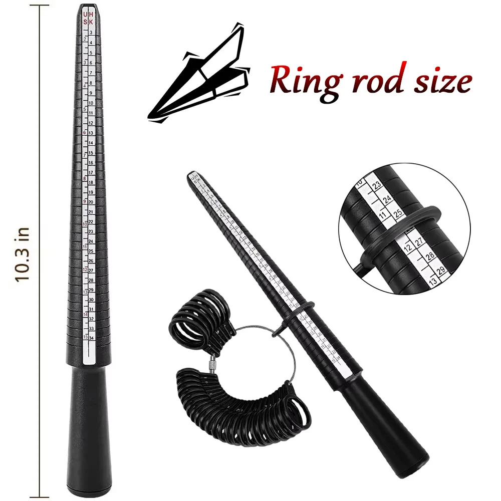 ชุดเครื่องมือเครื่องประดับ: Meido แหวนพลาสติก mandrel ไม้ค้อนยาง Meido วัด shaping เทป + มีดอาเกต DIY ซ่อมและ