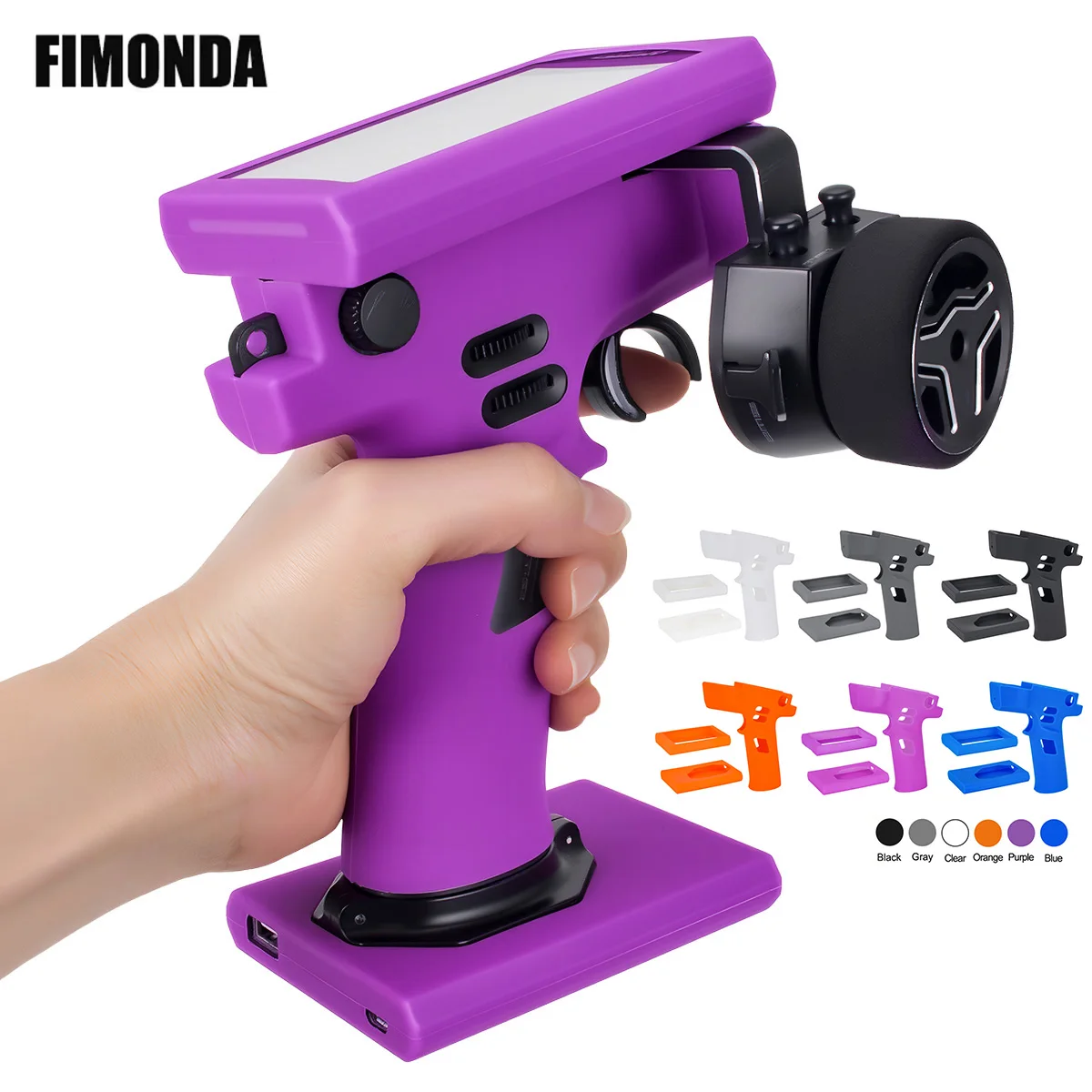 Silicone Transmitter Protective Case Soft Shell Dust Prevention Cover for FlySky Noble NB4/ NB4+ Remote Control Accessories