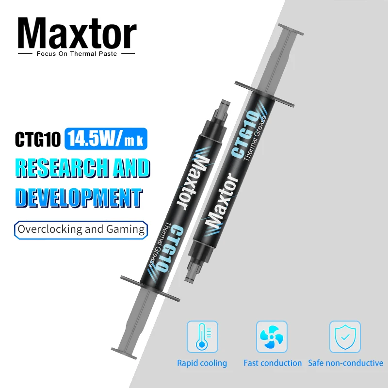 CTG10 Maxtor Thermal Paste 2g 4g Performance Thermal Conductive Grease For Game PC PS5 CPU GPU Cooling