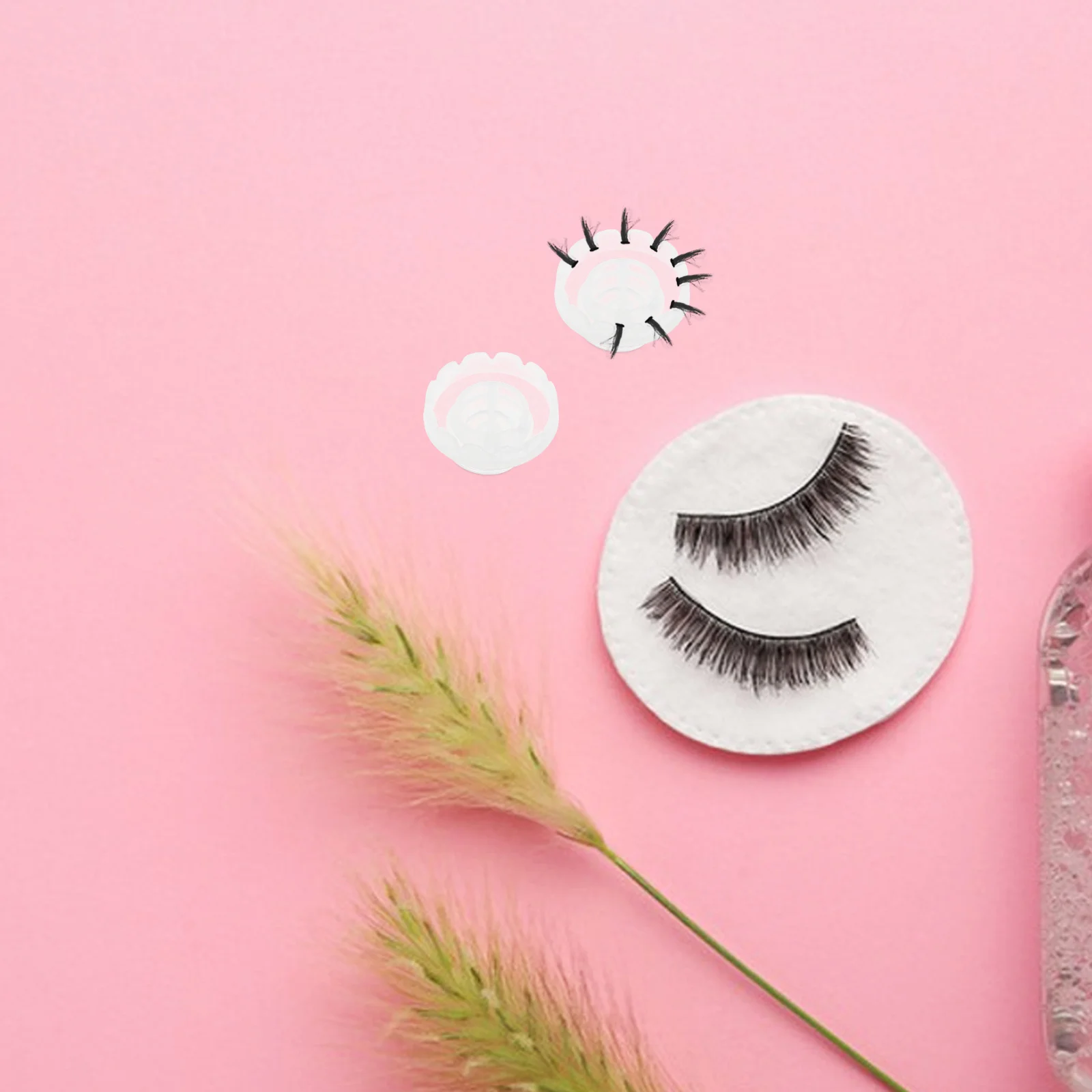 

200Pcs Eyelash Blooming Cup Quick Volume Lash Holder Instant Fan Out Tool for Eyelash Extensions Glue Tray False Lash Organizer