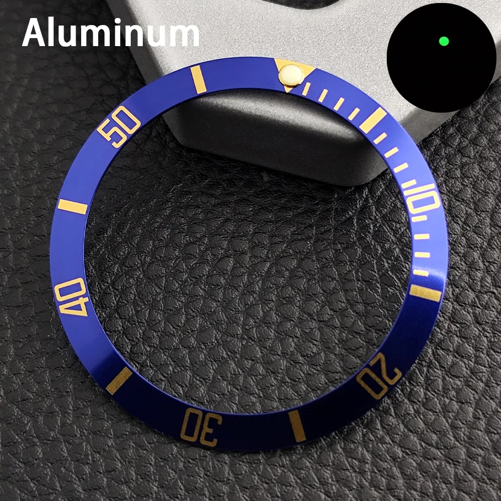 37,5mm*30,5mm Uhrenlünette Passend für Austauschbare Mechanische Uhrengehäuseteile Keramik/Aluminium-Lünette Uhrenzubehör – Detail 9