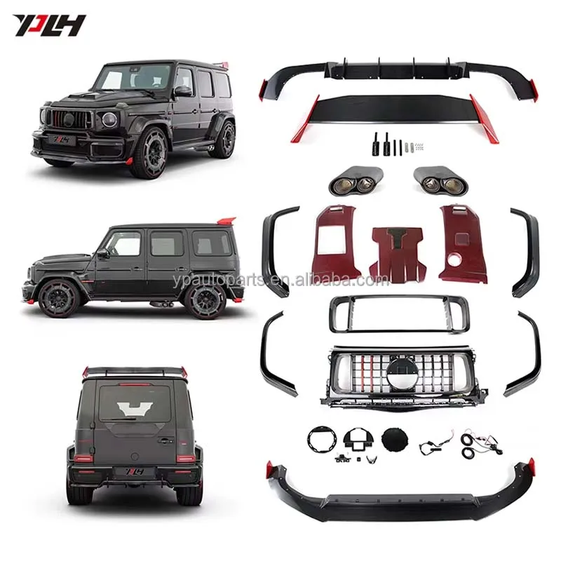 Babus G900 Rocket Style Body Kit for Mercedes Benz G Class W463a W464 G63 G500 Carbon Fiber Auto Body Parts