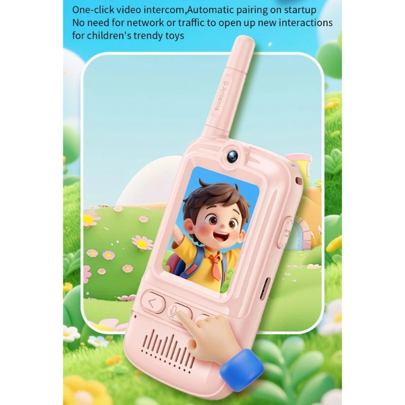  Child Long Ranges Walkie Talkie Communication Device Rechargeable Intercom Toy