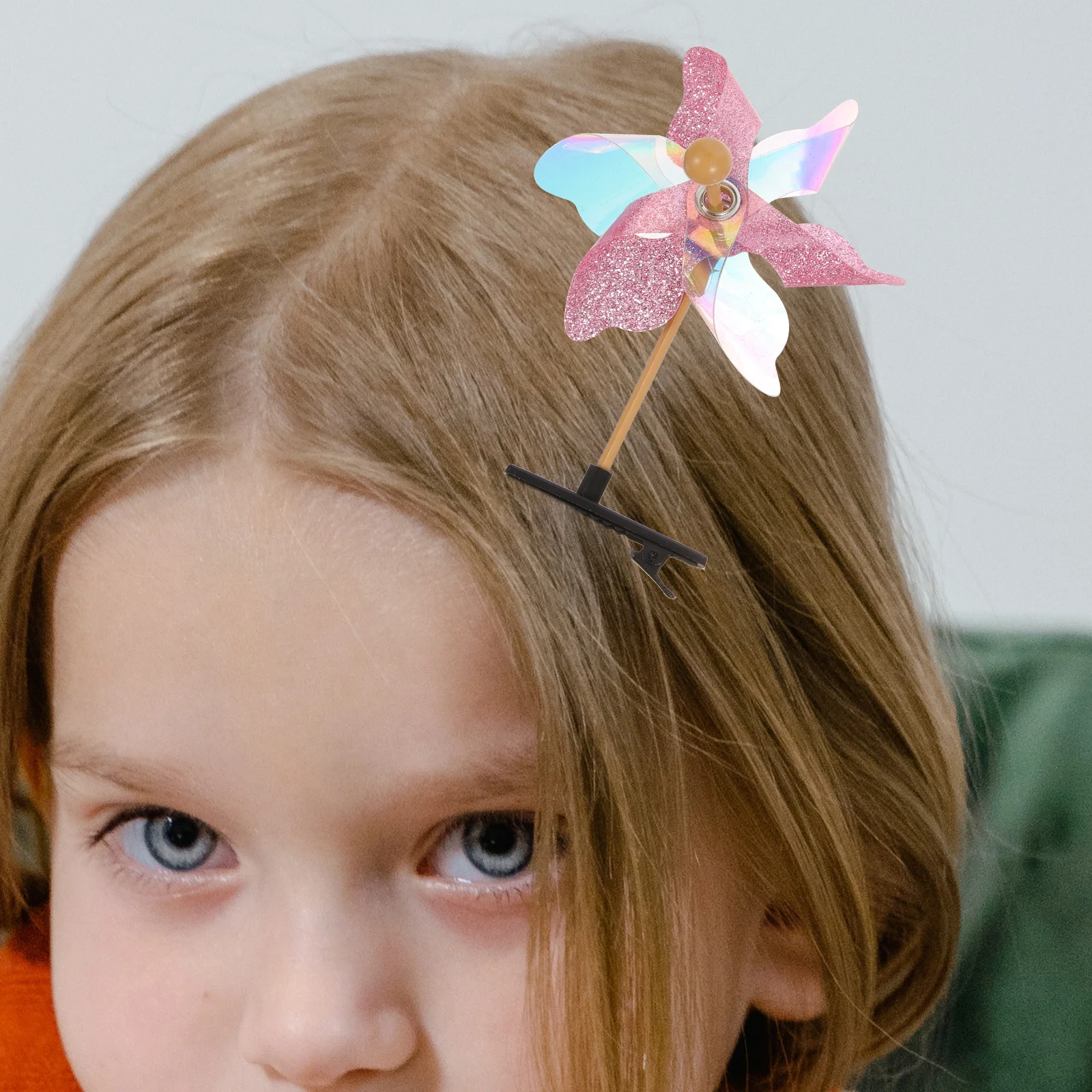 

11 Pcs Sequin Kids Hair Clip Girls Pin Claw Clips Accessories Women Hairpin Iron Pinwheel Miss Little