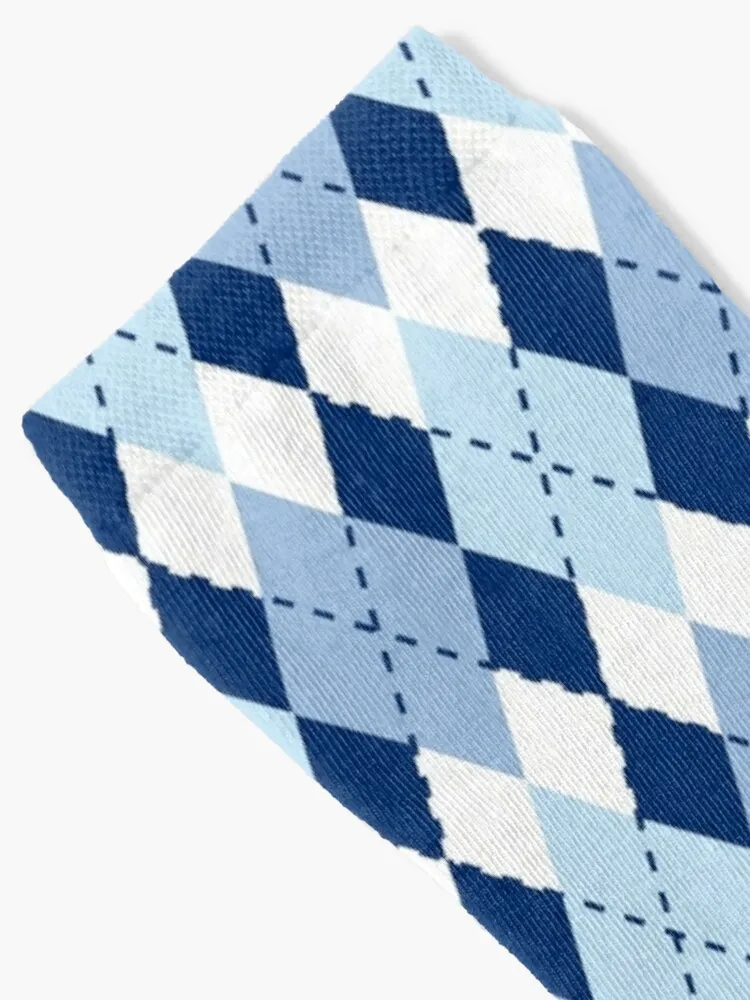 Blauw Argyle (3) Sokken Winter Man Sok Gelukkig Sokken Grappige Sokken Voor Mannen