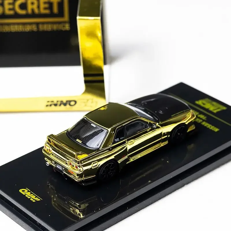 INNO 1/64 Nissan GTR R32 2025 Maleisië Tentoonstelling Limited Legering Speelgoed Motorvoertuig Diecast Metaal Model Geschenken
