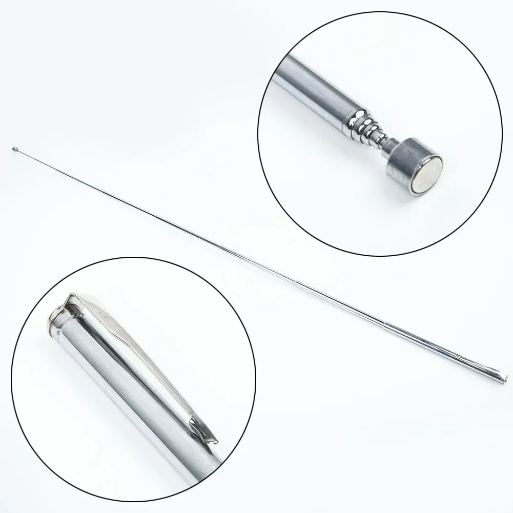 Extendable Telescopic Magnetic Pen Pickup Tool - Car Repairing & Machinery Maintenance Style Extendable Rod with Magnet