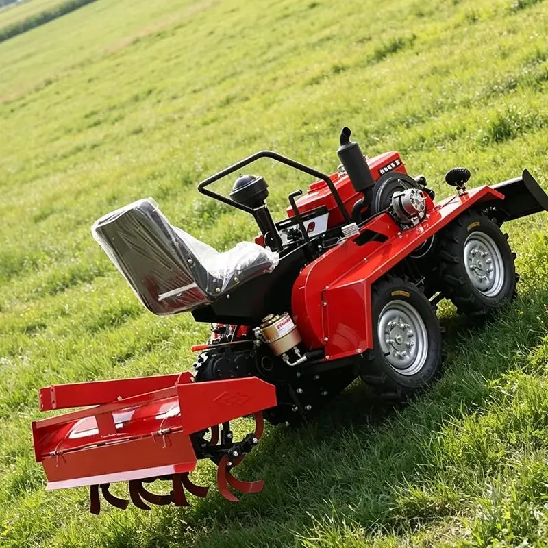 

Customized Excellent Workmanship Small Plowing Tractor, Rotary Tiller & Wheel Type Micro Tiller