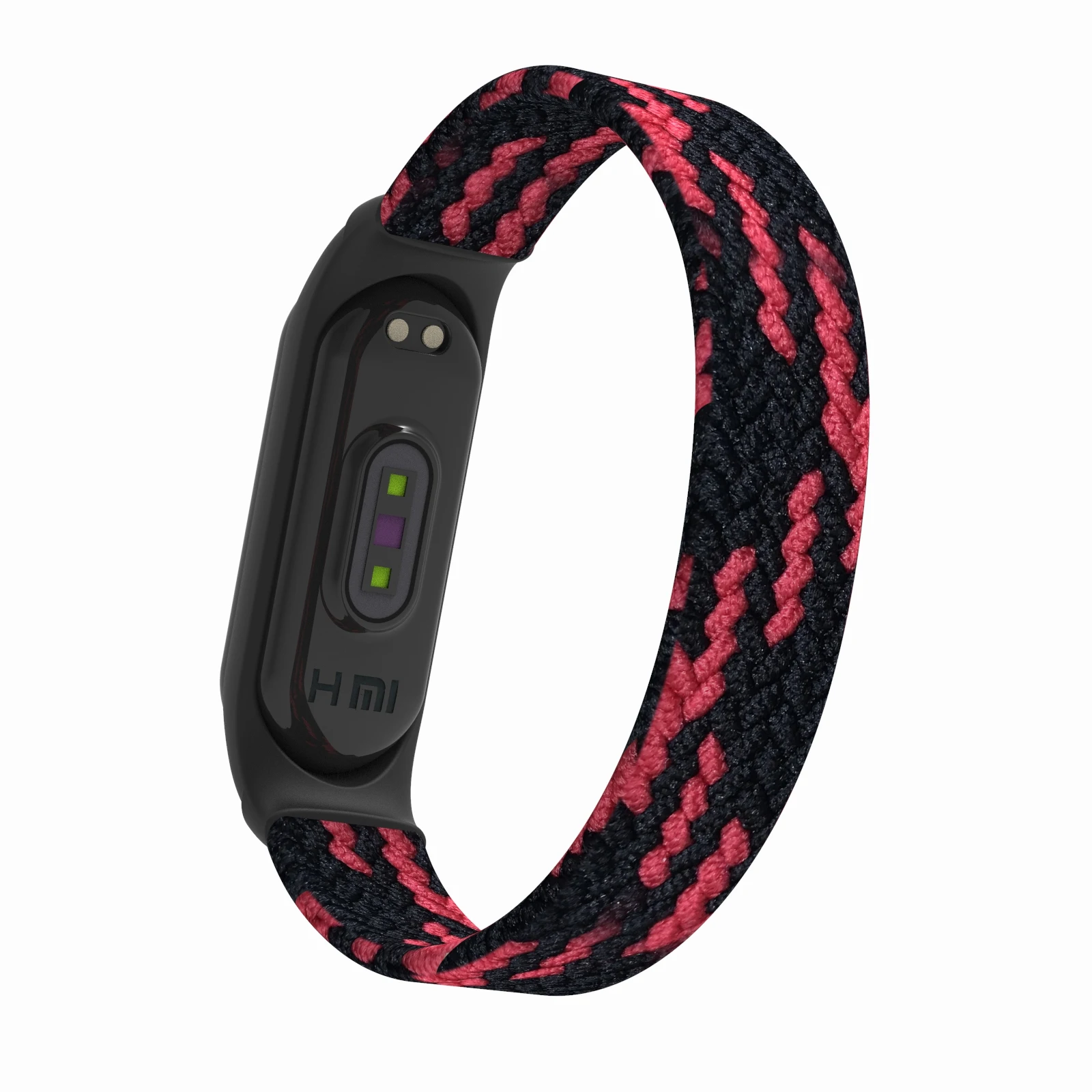 Nylon Strap For Xiaomi Mi Band 3 / 4 / 5 / 6 Woven Solo Loop Sport Replacement Wristband