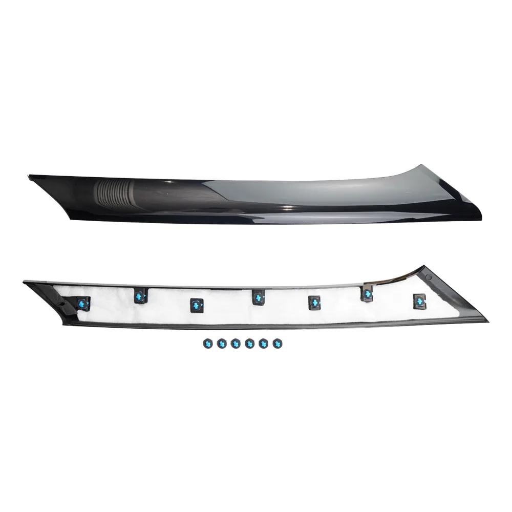 For 2009-2019 Ford Flex Windshield Outer (Surface : Glossy) Pillar Trim Molding Passenger + Driver Side (Left +Right) DW1725