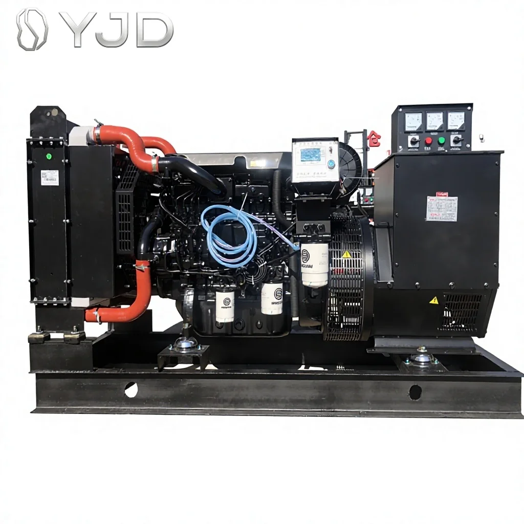 Weich-ai WP4.1D113E200 113KW 140KVA GenSet High Speed Diesel Open Frame Type Diesel Generator Alternator Brushless With ATS