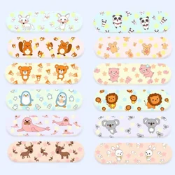 100/120pcs Lot Band Aid Waterproof Wound Patches Kawaii Cute Cartoon Patterned Plasters Curved Strips Healing Adhesive Bandages