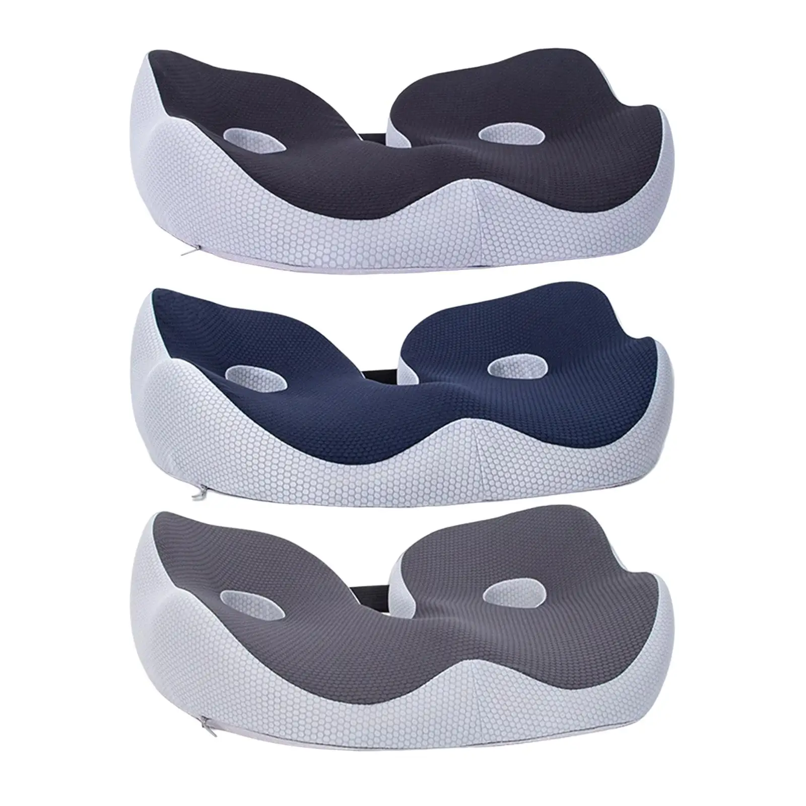 Breathable Seat Cushion Memory Foam Donut Tailbone Cushion Orthopedic Support for Home Office Seating