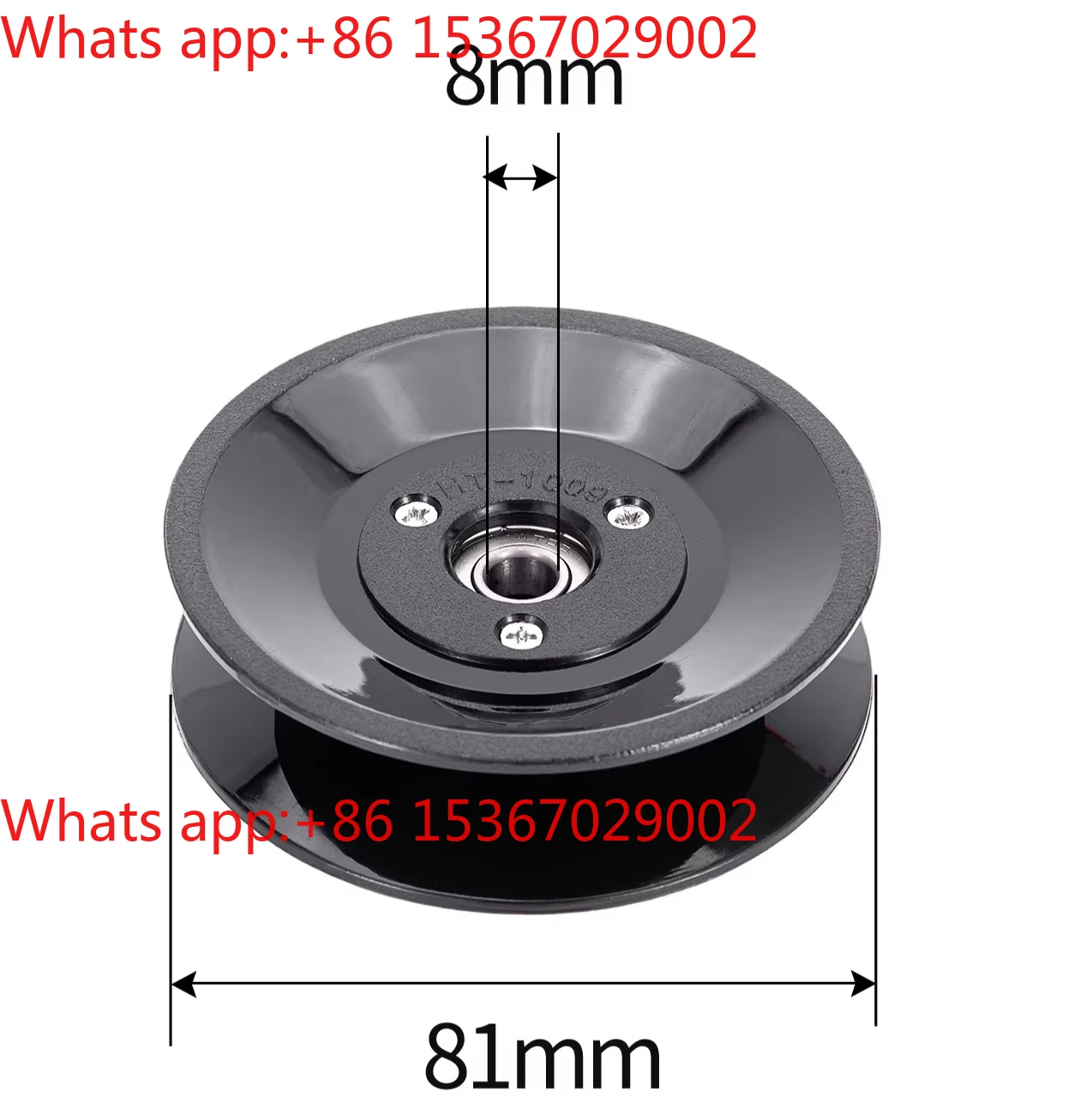10pcs Outer diameter 20-100 plastic ceramic combination pulley over wire guide textile cable UV groove roller