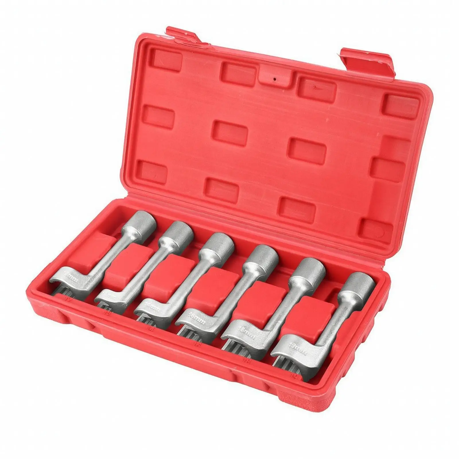 6 Pieces L-Shaped Open-End Oil Pipe Wrench Long-Lasting Hand Tools High Twisting