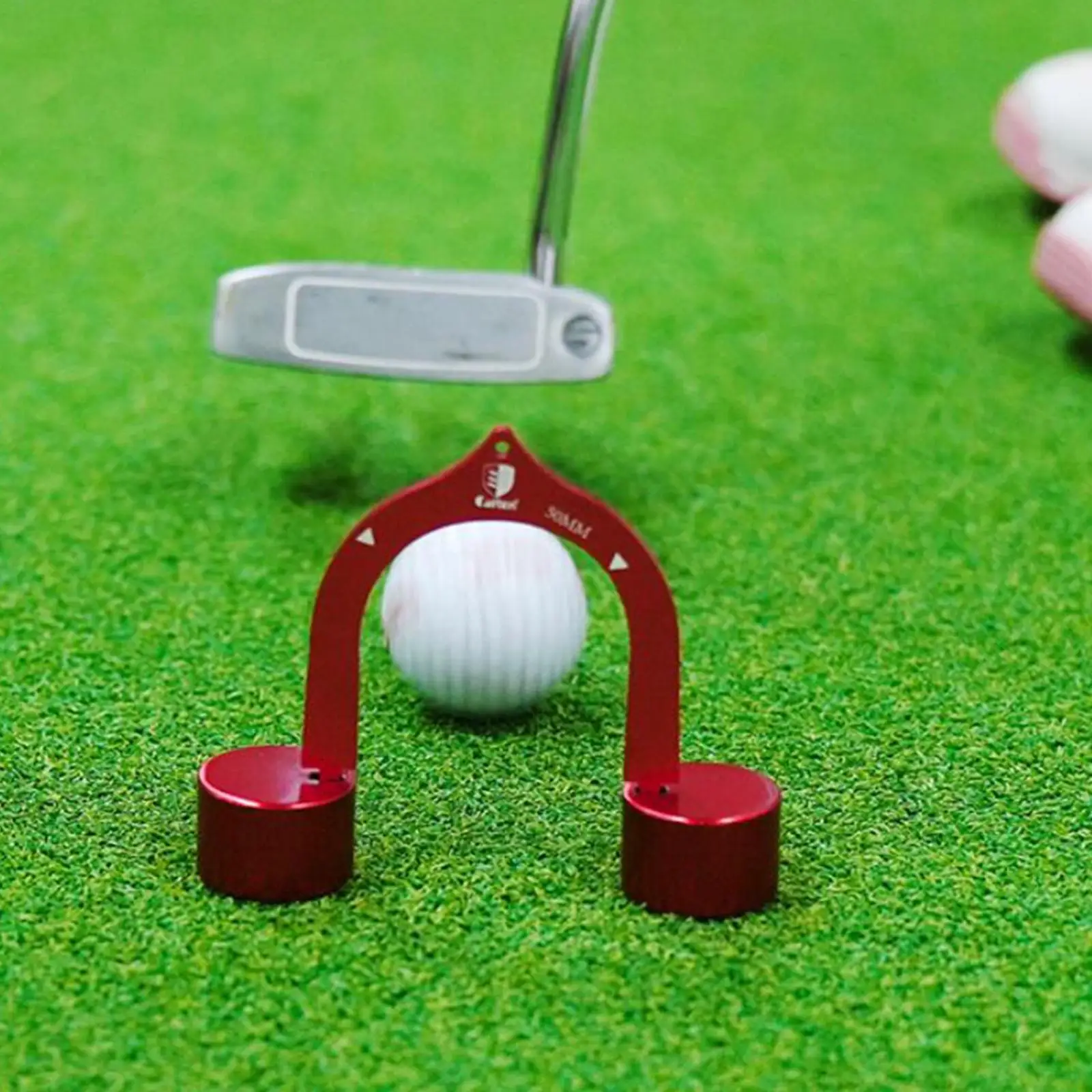 ゴルフトレーニング機器,putter,ゴルフアクセサリー,ゴルフトレーニング機器,putt,整列,ゴルフ練習,3ユニットの金属製ゲート