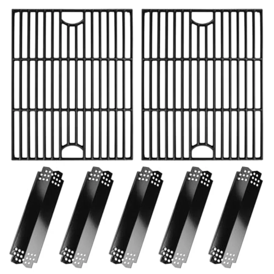 

Grill Replacement Parts for Nexgrill 720-0888N - 720-0888s Burner Grill Heat Plate Grill Grate for 720-0830H 720-0888 Cast Iron