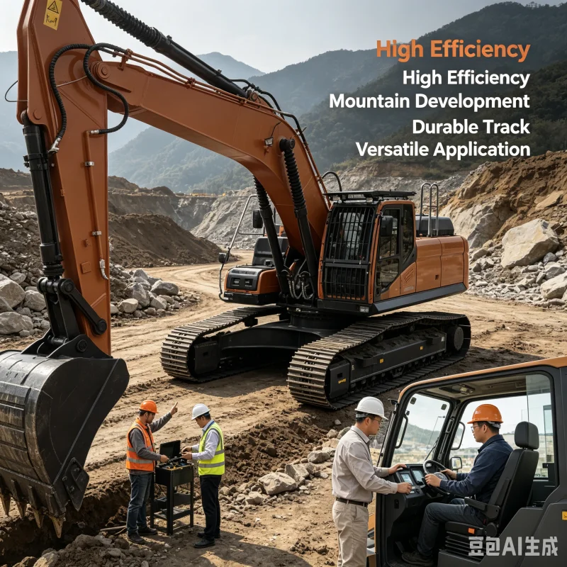 Top Excavator Manufacturer Powerful Mining Construction Excavator High Power Engine Motor For Infrastructure Operations