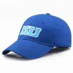 Komiks czapka z daszkiem mężczyźni dorosły Unisex bawełna MU haft z dużym uchem Monster University kobiety kapelusze przeciwsłoneczne czapka typu Trucker Bonnet Gorras