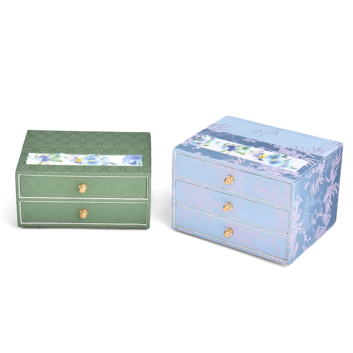High end jewelry box, jade gold necklace, jewelry storage box, exquisite Chinese style multi-layer drawer gift box