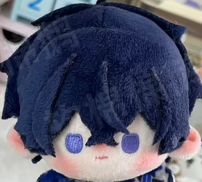 Genshin Impact Valeriy Alyosha Mitya Cosplay Anime 10cm Fluffy Puppet Stuffed Animal Keychain Keyring Cotton Maumet Pendants