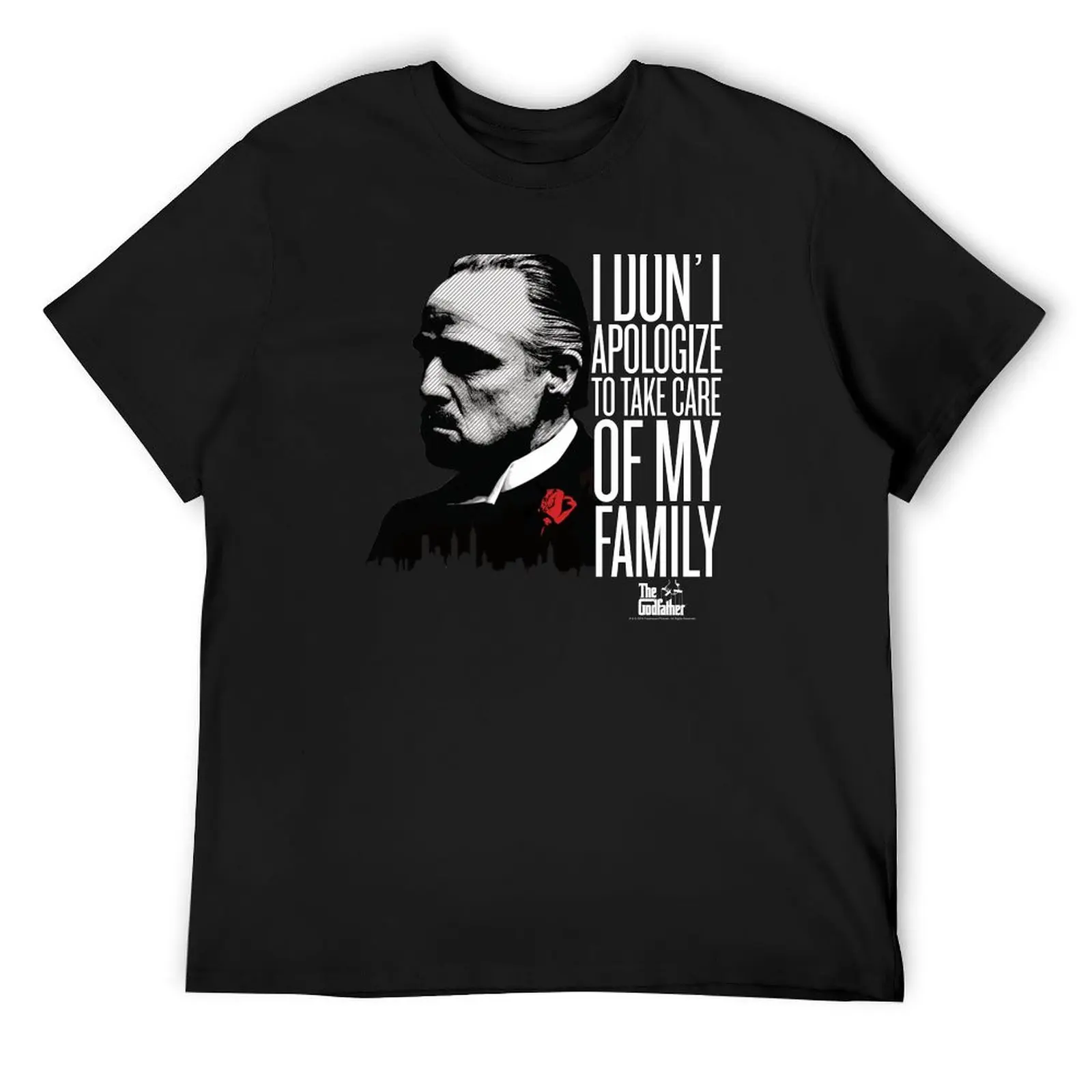 The Godfather Vito Corleone I Don't Apologize Quote T-Shirt summer tops summer clothes graphic t shirts shirts men graphic