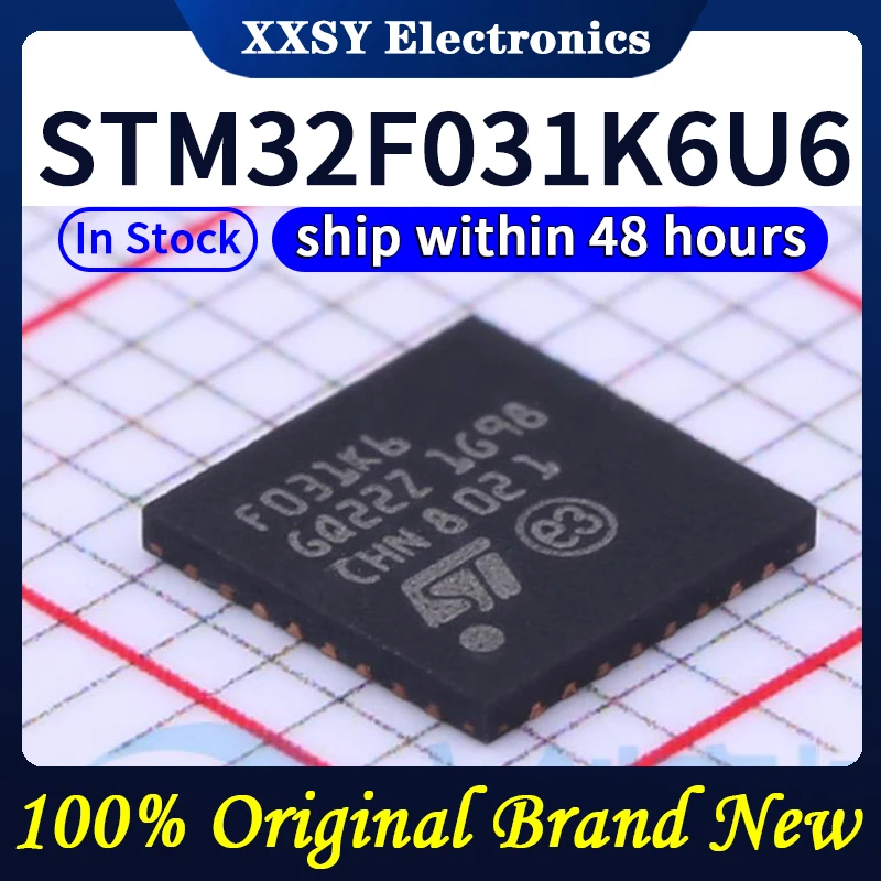 STM32F031K6U6 STM32F031G6U6 STM32F031C6T6 STM32F031C4T6 STM32F031K6T6 STM32F031F6P6 High quality 100% Original New