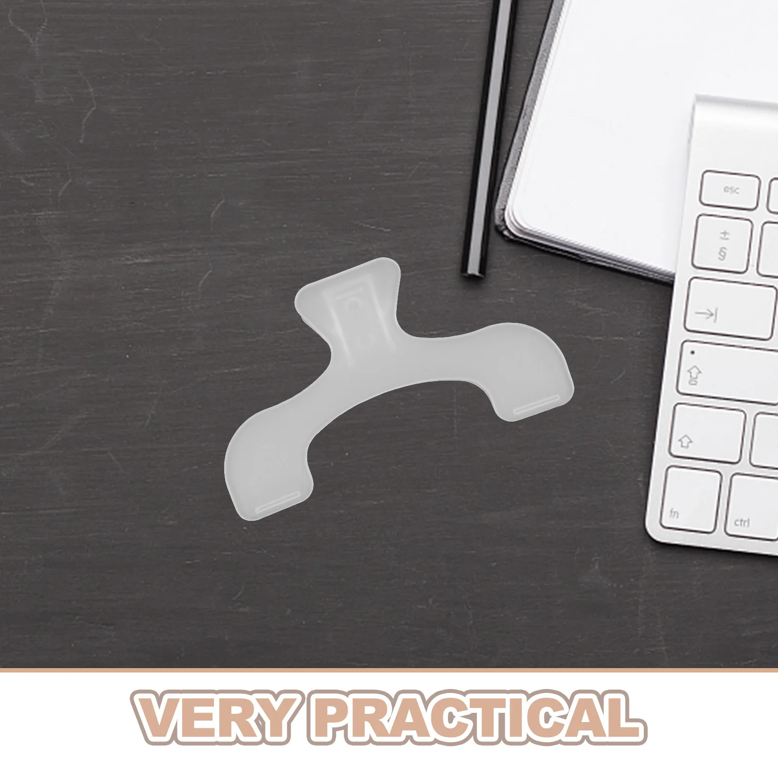 35pcs Transparent Clips Lightweight Page Holders For Reading Music Book Journal Notebook Book Opener Holder Clips For School