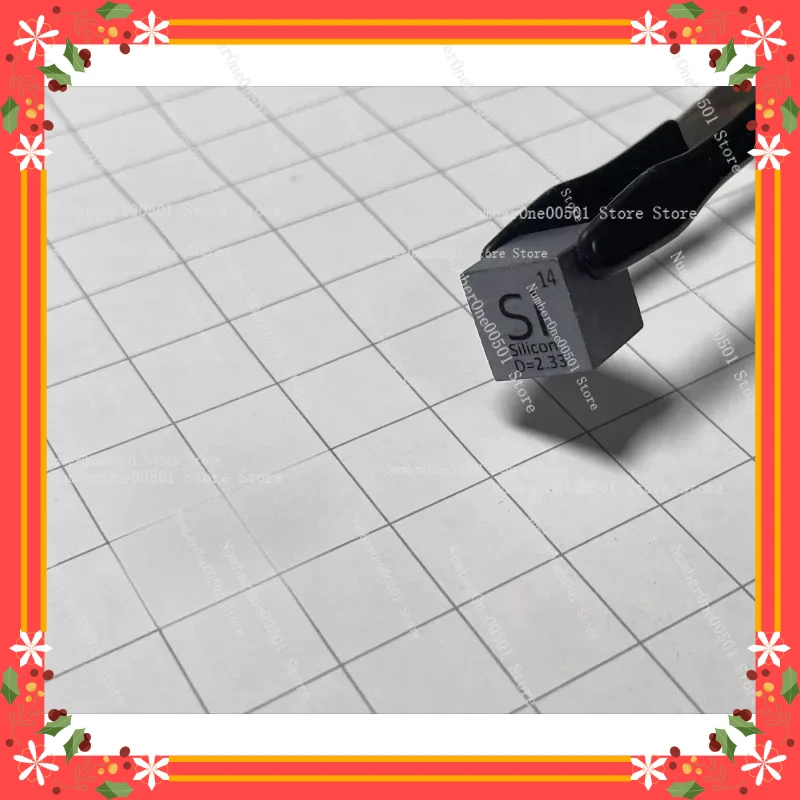 

​​High Purity Silicon Cube Non-Metallographic Wire Drawing Si Element Sample​​